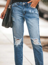 Casual Ripped Jeans